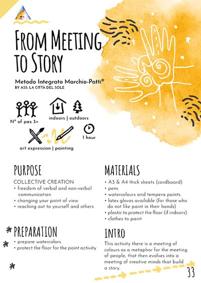 From meeting to story